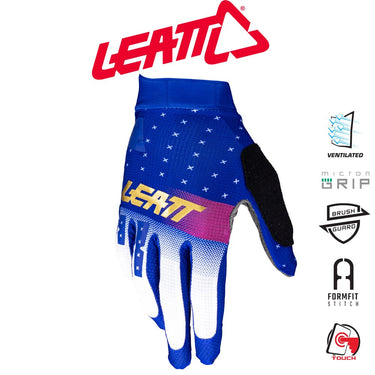 Leatt Glove MTB 1.0 GripR Ultra Blue